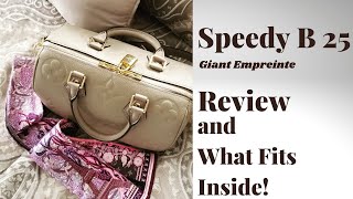 Speedy B 25 Empreinte vs Monogram Canvas!!! 