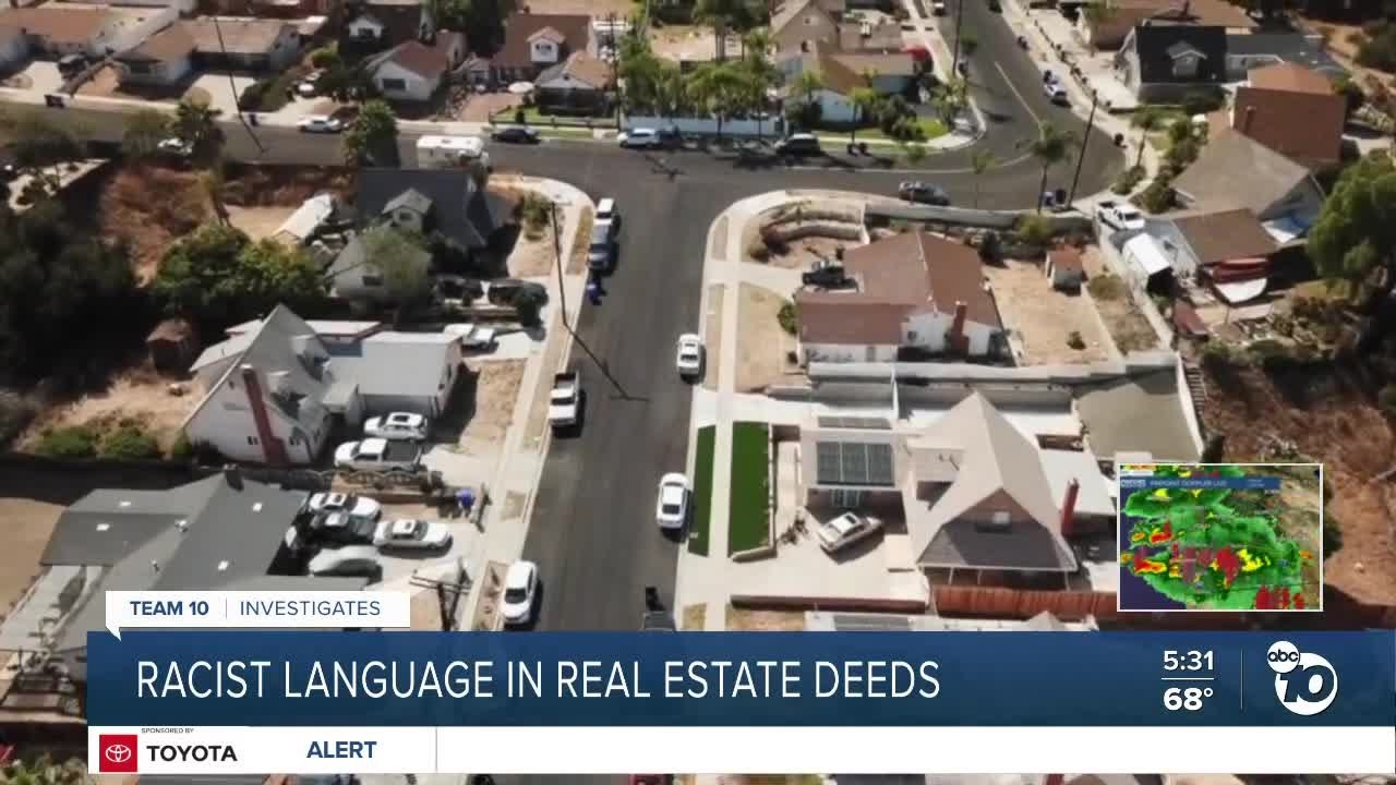 TEAM 10: Racist language in real estate deeds - YouTube