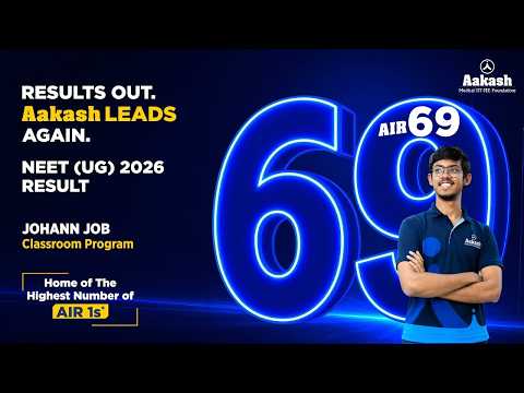 🏆 AIR 69 | NEET UG 2026 Topper | JOHANNJOB 🎉