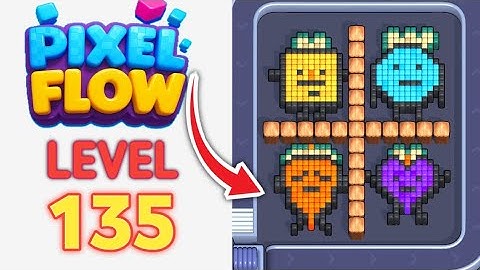Pixel Flow Level 135 Walkthrough