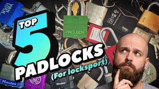 The top 5 best padlocks to learn lockpicking