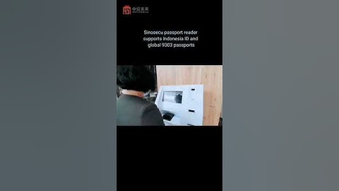 Self-service check-in kiosk at Hotel