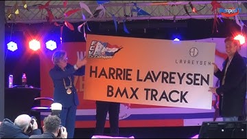 Harrie Lavreysen Hattrick+1 huldiging 2025