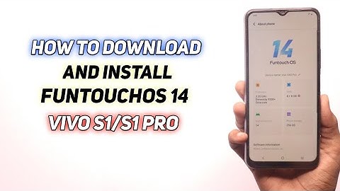 How To Download And Install FuntouchOS 14 Update | VIVO S1/S1 Pro 🤯