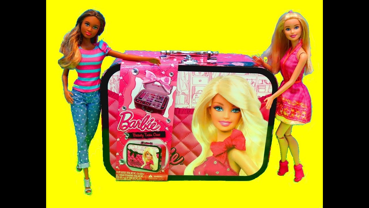 Barbie Beauty Train Case Makeup Bag Itsplaytime612 YouTube