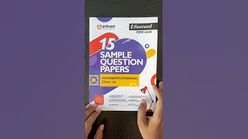 Arihant sample Paper Class 10