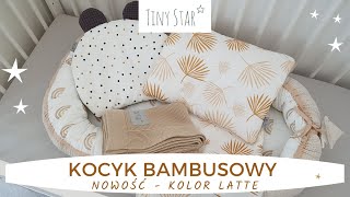 Kocyk bambusowy - nowy kolor Latte - kocyk dla dziecka
