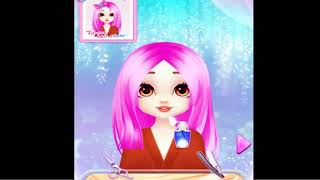 Princess Fashion Hair Salon : pink hairdresser screenshot 2