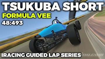 iRacing Tsukuba Short Formula Vee - Guide Lap + Hot Lap + Setup + blap file - 48,493