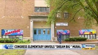 Congress Elementary School unveils new mural