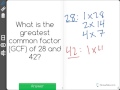 Finding Greatest Common Factors and Multiples