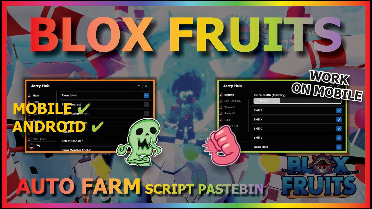 BLOX FRUITS Script Mobile UPDATE 19 AUTO FARM, FARM BOSS, RAIDS, MASTERY, NO KEYS, Real-Time  Video View Count