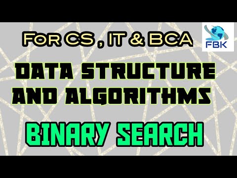 Binary Search Algorithm Manual Explanation - YouTube
