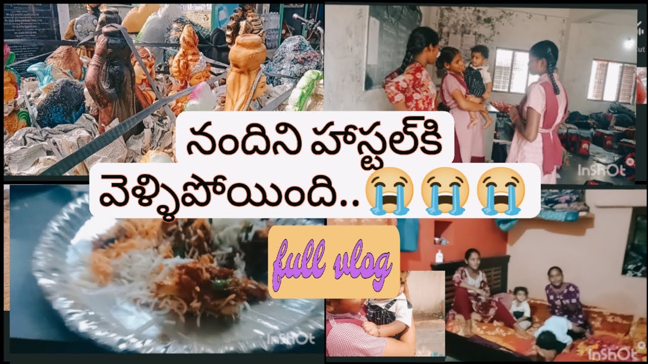 ఆడపిల్లను అత్తగారింటికి పంపించినంత బాధైంది😢😢oneday vlog........💫💫💫