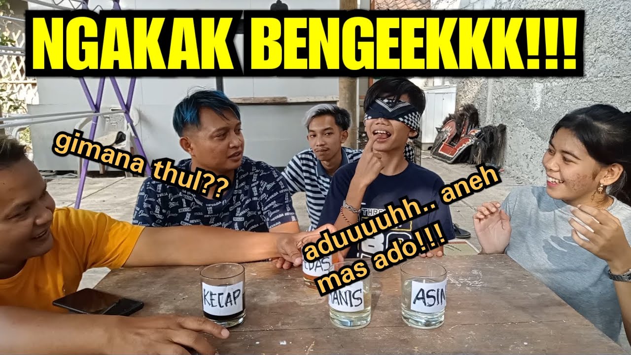 CHALLENGE TEBAK RASA || Bengek Semua