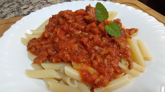 Como hacer una deliciosa BOLOÑESA CON PASTA, la receta que tanto gusta en  mi casa 😋os encantará!!😋👌🏻