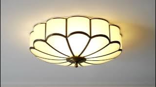 Flower Shape Glass Recessed Ceiling Light – Subtle Bloom, Lasting Glow