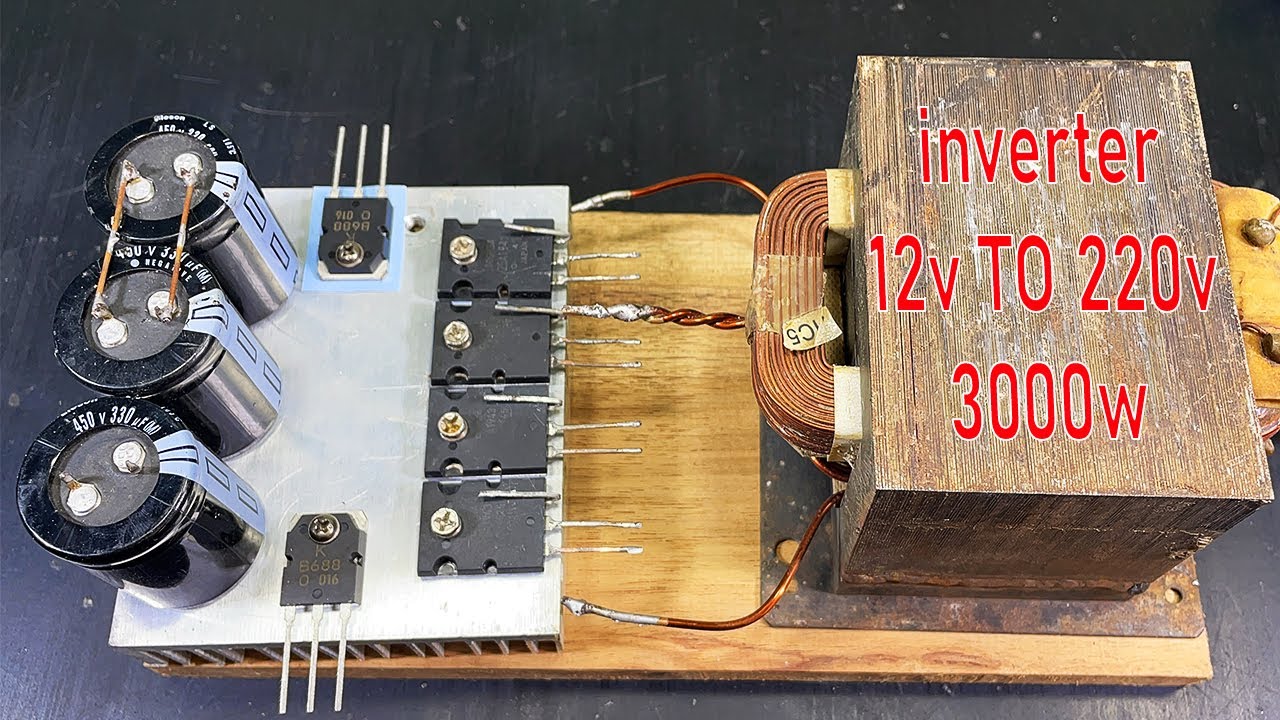 inverter 3000w 12v to 220v @Inventor_1000