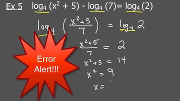 Solving Logarithmic Equations Part 2