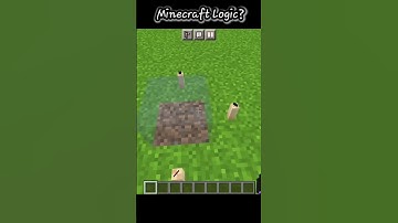 Minecraft logic? #short (part 5)#Minecraft @hindustanimastergamer