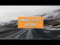 Iceland January 29, 2021 | Driving Through Krýsuvík Surrounded by Mountains [4K]