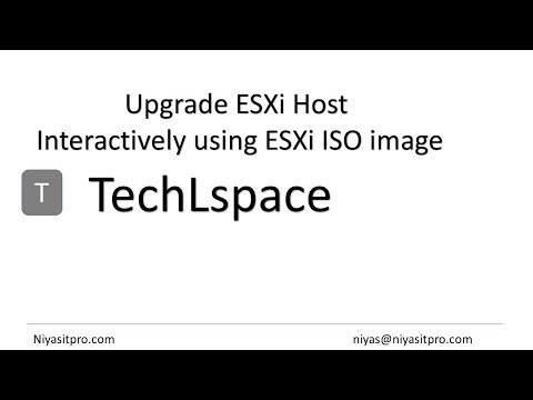 VMware ESXi host Upgrade 5.5 to 6.5 - Method 1 - Interactive ESXi upgrade