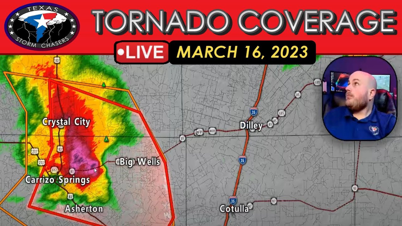 March 16-17, 2023 LIVE Texas Severe & Tornado Coverage (Extended) {D/J ...