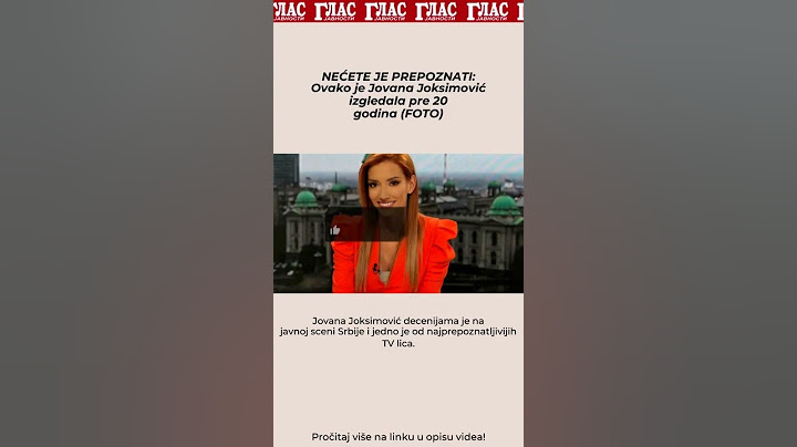 NEĆETE JE PREPOZNATI: Ovako je Jovana Joksimović izgledala pre 20 godina (FOTO)