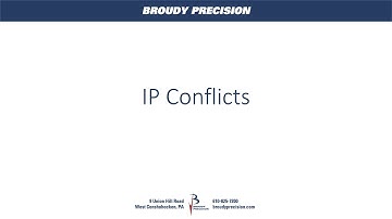 IP Conflicts