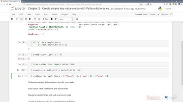 Python Tips, Tricks and Techniques: Never Get KeyError with defaultdict Data Structure|packtpub.com