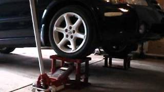 My Lift Stand  Great idea for lifting a car