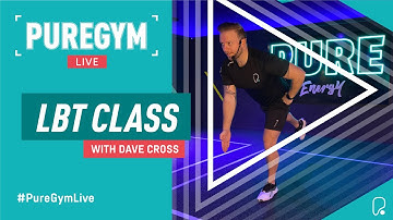 PureGym Live | Legs, Bums and Tums Class with Dave