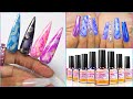 Easy Marble Nail Art Step By Step for Beginners at Home Easy Acrylic Nails Full Set DIY HOME TECH