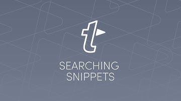 Searching Snippets: Finding Your TextExpander Snippets Quickly and Easily