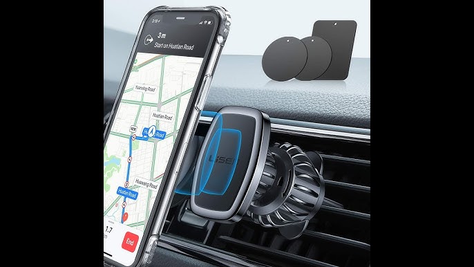 LISEN Phone Holders for Your Car [Enjoy Never Blocking] Car Phone Holder  Mount [Easily Install] Cell Phone Holder for Car Compatible for iPhone 15  14