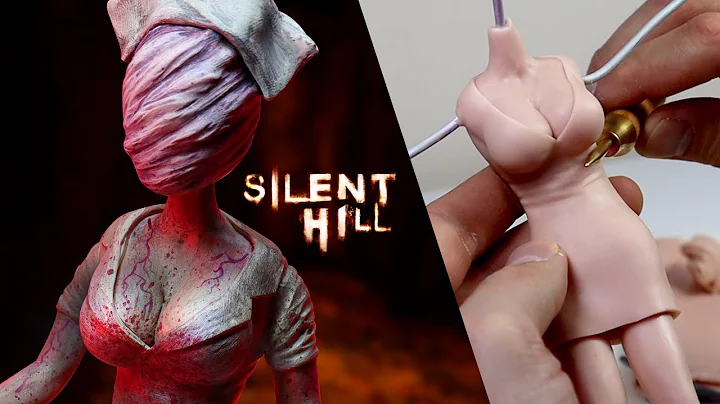 Making a SILENT HILL NURSE! Polymer Clay Timelapse...