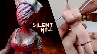 Making a SILENT HILL NURSE! Polymer Clay Timelapse Tutorial