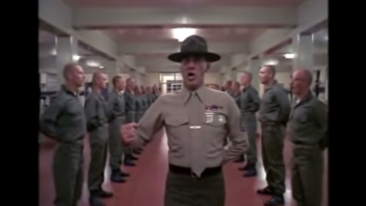 Happy birthday Jesus Today is Christmas R. Lee Ermey Full Metal