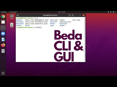 Video: Perbezaan Antara GUI Dan Command Line