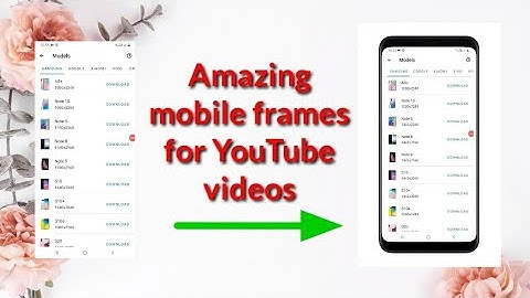 How to add mobile frames for youtube videos in telugu 2020 || Kinemaster tutorial || apps