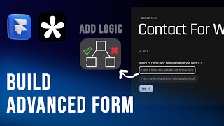 Create MULTI STEP FORM With CONDITIONAL LOGIC Using Tally Forms & Framer