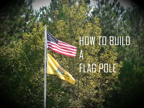 How to Build a Flagpole For Your Yard