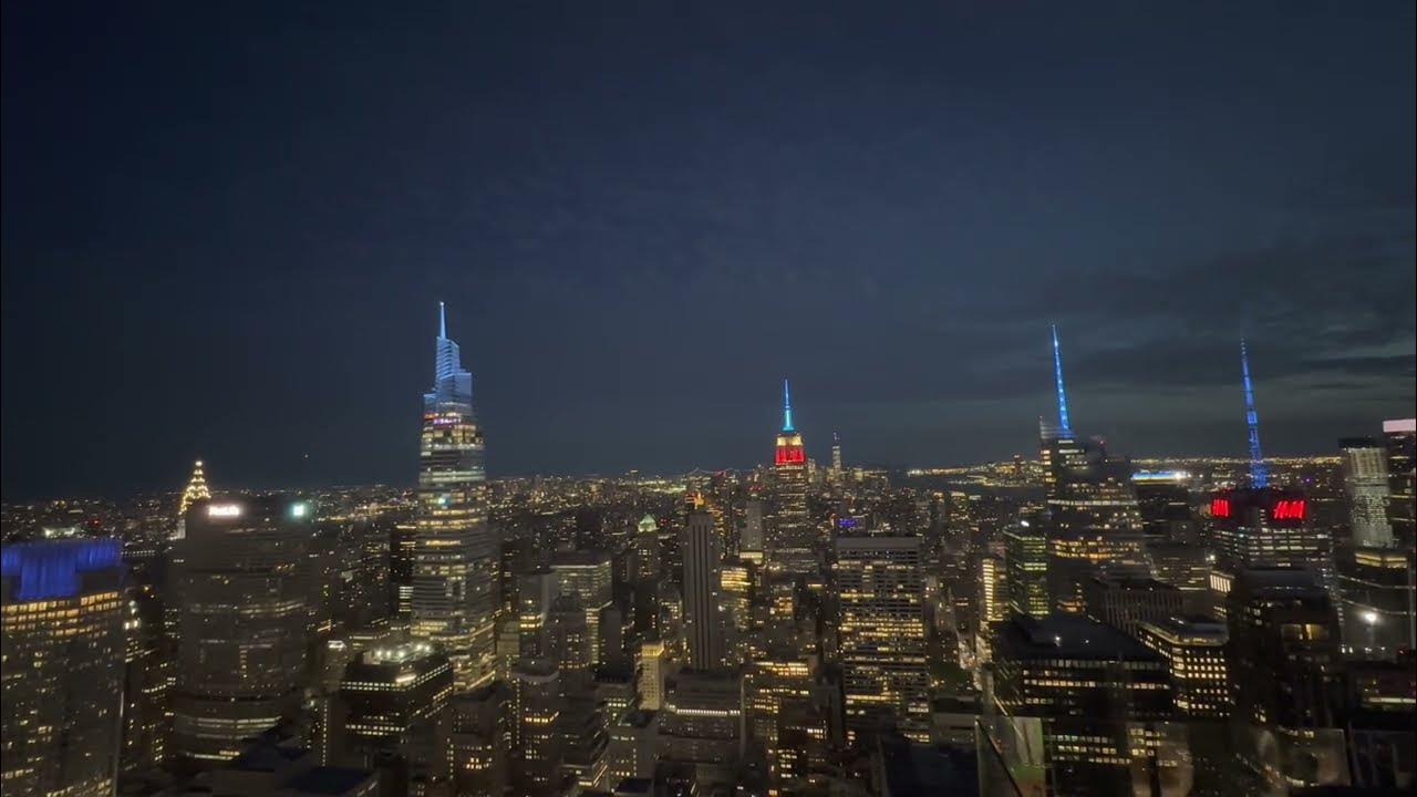 Night View from Top of The Rock Observation Deck (20230528