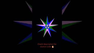 Amazing triangular design using python 😍 || #shorts #turtlegraphics