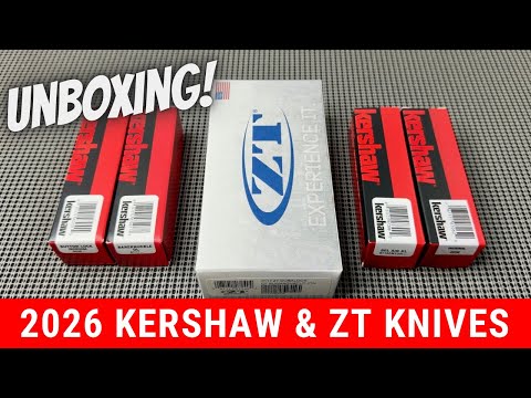 KERSHAW & ZT KNIVES ~ 2026 RELEASE #1