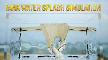 Tank Water Splash Simulation Maya BiFrost and Redshift
