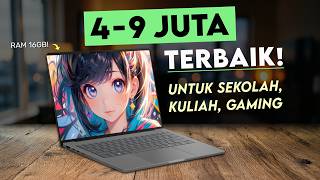 Laptop 4 - 9 JUTAAN TERBAIK untuk PELAJAR 2026! - RAM 16GB, Core i5, Kuat Gaming