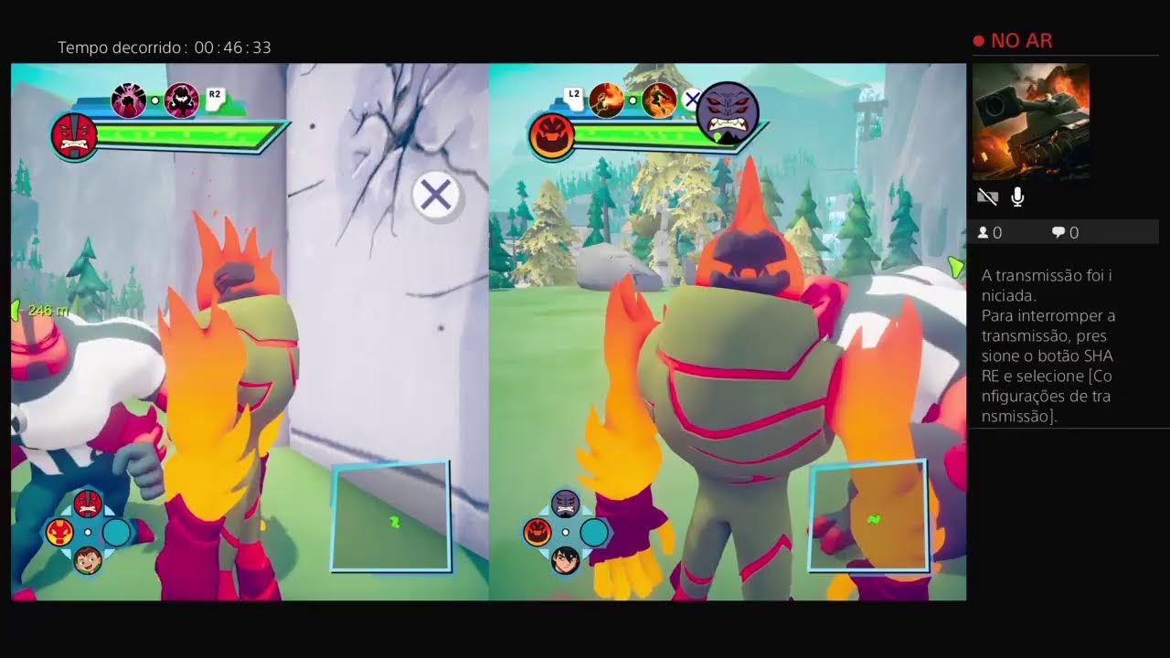 Jogando Ben  10 no final das férias