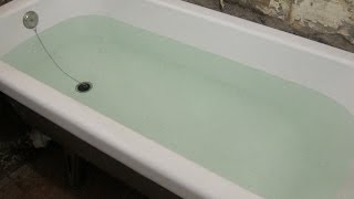 Установка акрилового вкладыша в голую ванну(Реставрации прямой 1,5м ванны во время ремонта в совмещенном санузле в хрущевке., 2016-07-17T09:14:24.000Z)