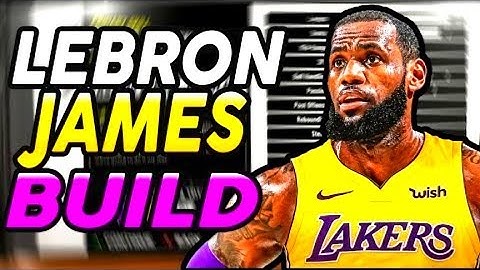 NBA 2K20 LEBRON JAMES BUILD! THIS IS THE BEST BUILD IN THE GAME